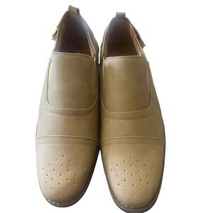 Deer Stags Kid's Leather Slip On Block Heel Loafer Comfort Shoes Size 6M